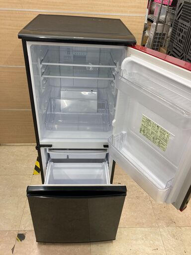 管理番号JTH-21 中古　動作確認済み　2ドア冷蔵庫 SHARP　シャープ　SJ-BK14Y-B　137リットル　右開き