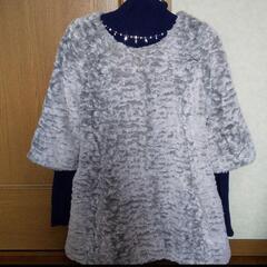 ファーコートとニットのセット♫