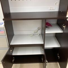 レンジボード　ｴﾑｴﾑﾄﾚｰﾃﾞｨﾝｸﾞ　3枚扉　ﾀﾞｰｸﾌﾞﾗｳﾝの画像