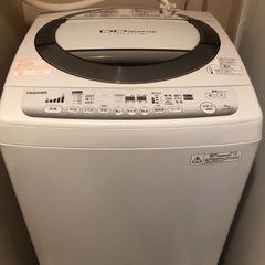 【簡易乾燥機能付き洗濯機】TOSHIBA