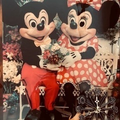 ディズニー　1980年代　大型掛け時計