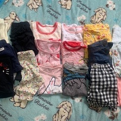 春から秋くらいまであります。女の子服！80が多いです。