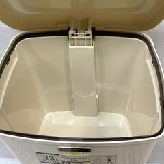 美品 天馬 TENMA 2段式 分別ごみ箱 19L＋14L 合計33L 最大4分割可能 ベージュ 省スペース Cの画像