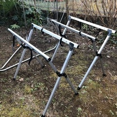 アウトドア用　テーブル用折り畳み脚　2脚