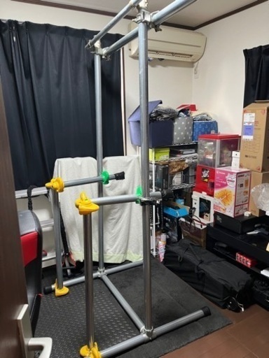 自作　懸垂マシーン　筋トレグッズ　オリジナル