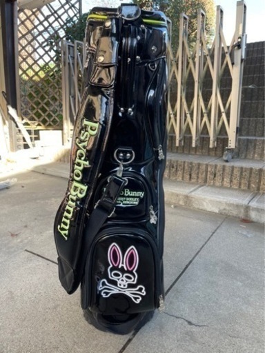 値下中【美品】PsychoBunnyサイコバニー　ゴルフ　キャディバッグ