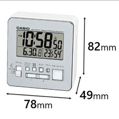 （お話し中）置時計 電波時計  CASIO カシオ