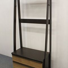 ニトリ  ワードローブ ニーズ3 2段チェスト 幅83cm ホワイト ウッド調 ツートンカラー 2018年製 NITORI  中古家具 店頭引取歓迎 R4906)