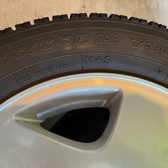スズキ ワゴンR スタッドレス純正アルミホイールセット 4本の画像