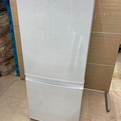 管理番号JTH-24 中古　動作確認済み　2ドア冷蔵庫 SHARP　シャープ　SJ-14X-W　137リットル　右開きの画像
