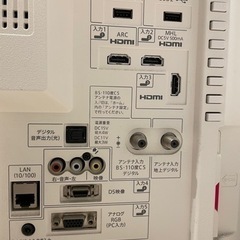 AQUOS 32型液晶TV ホワイト 美品の画像