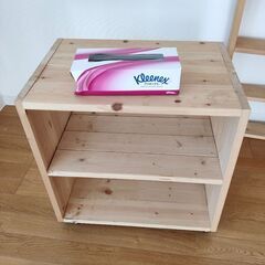 キャスター付き台　DIYの画像