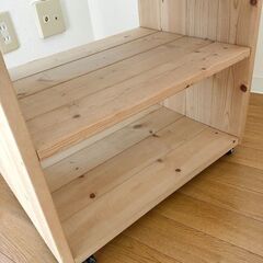 キャスター付き台　DIYの画像