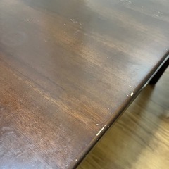 茶色　折りたたみローテーブルの画像