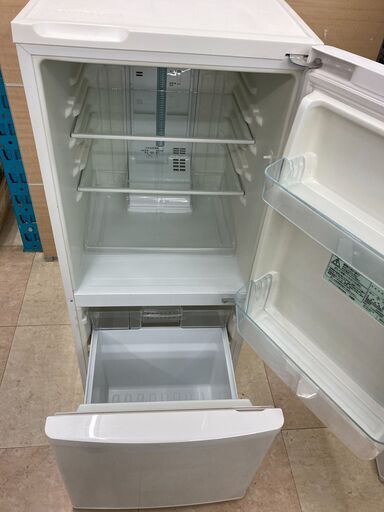 管理番号JTH-30 中古　動作確認済み　2ドア冷蔵庫 Panasonic　パナソニック　NR-B145W-W　138リットル　右開き