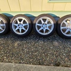 ___とと___ スバル純正17インチホイール　スタッドレスタイヤ　4本 235/45R17 スタッドレス・スバル純正ホイール4本セット