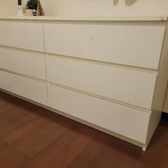 イケア IKEA MALM マルム チェスト タンス ホワイト　白