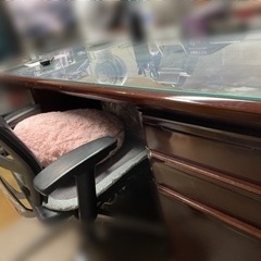 【貫禄】書斎机の画像