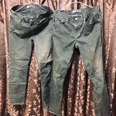 GAP黒スキニー二本　30✖️32