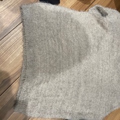 ベージュシャギーニット　新品未使用の画像
