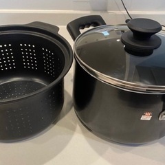 パスタ鍋 (鍋・内鍋・蓋)