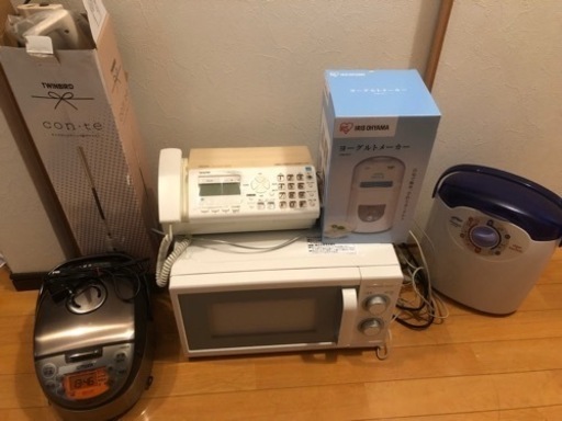 家電６点　美品