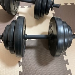 【内定済•受付停止】10kg ダンベル 重量可変式 2個セットの画像