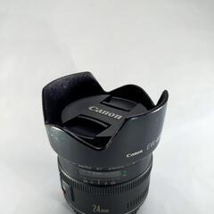 Canon EF24mm F2.8 フード、前後キャップ、marumiフィルタ付の画像