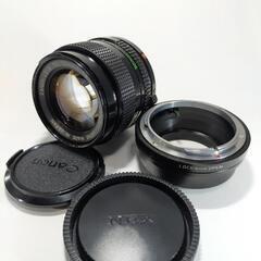 CANON　FD50㎜　1.4（マウントアダプター付き）
