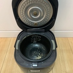 炊飯器　シャープ　ブラックの画像