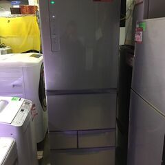 ☆中古 激安！！￥59,800！！TOSHIBA　東芝　411㍑5ドア冷蔵庫　家電　2018年製　GR-M42G(S)型　幅60cmｘ奥行70cmｘ高さ182cm　【BBL194】