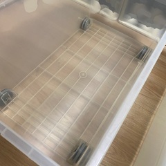 【譲り先確定】衣装ケース 2つセット キャスター付き 多摩市 譲ります 無料の画像