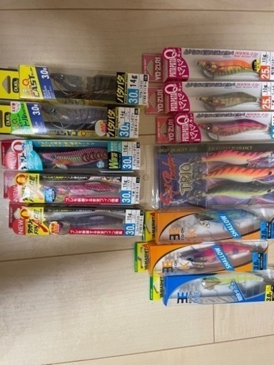 エギ　メーカー品　多数　パタパタ　シマノクリンチ