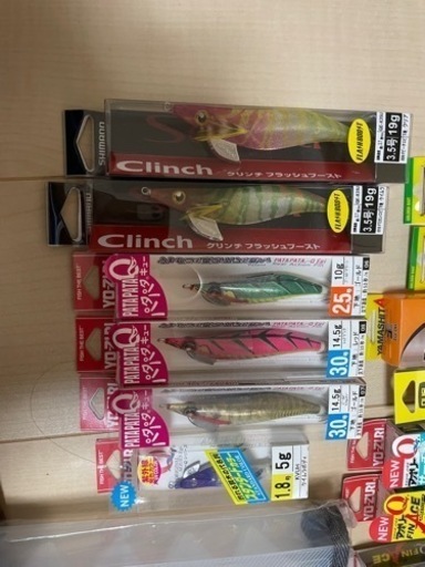 エギ　メーカー品　多数　パタパタ　シマノクリンチ