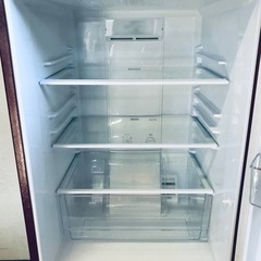 ✨2017年製✨1108番 AQUA✨ノンフロン冷凍冷蔵庫✨AQR-18F‼️の画像