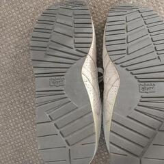 アシックス・オニツカタイガー asics Onitsuka Tiger スニーカー - スエード×化学繊維 ベージュ レディース メッシュ 靴　24.0cmの画像