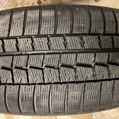 半額❗️SEINホイール(黒)付き18inchスタッドレス4本(うち1本は要タイヤ交換)の画像