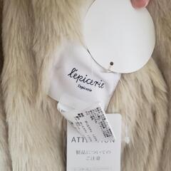 お値下げ‼️【新品未使用‼️】アクアガール　レピスリー　ファーコート　エクリュ　コートの画像