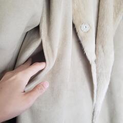 お値下げ‼️【新品未使用‼️】アクアガール　レピスリー　ファーコート　エクリュ　コートの画像