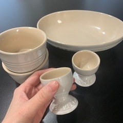 ル・クルーゼのお皿含む食器もろもろの画像