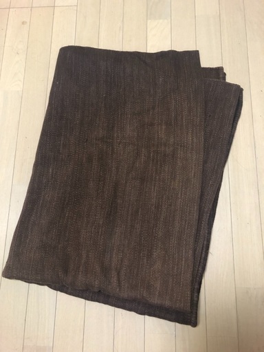 無印良品　綿100％(インド綿)手織りラグ　130×205