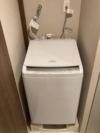 日立 タテ型洗濯乾燥機 洗濯8kg/乾燥4.5kg ホワイトビートウォッシュ BW-DV80F W 本体日本製
