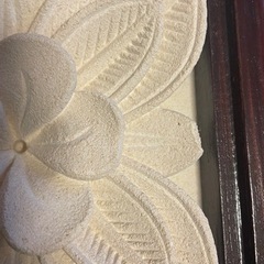 バリ風　石のレリーフ　壁掛けの画像