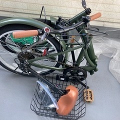 折りたたみ自転車　ジャンクの画像