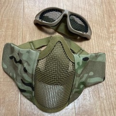 サバゲー用マスクとゴーグル