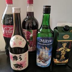 お酒：泡盛・焼酎・赤ワイン・コーラ