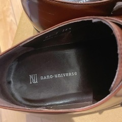 【美品】nano universe 革靴　の画像