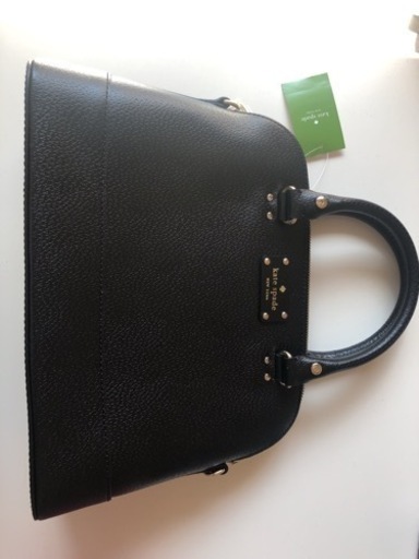 【新品/未使用】kate spade 黒バック（ショルダー付）