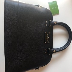 【新品/未使用】kate spade 黒バック（ショルダー付）