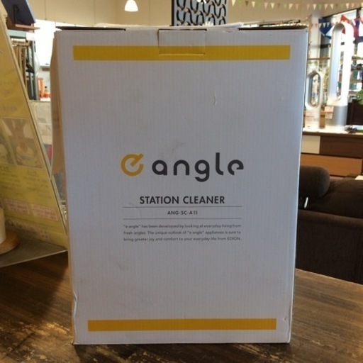 新品未開封品 e angle ステーションクリーン ダストBOX付きモップ